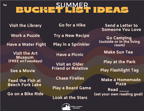 Bucket List 2